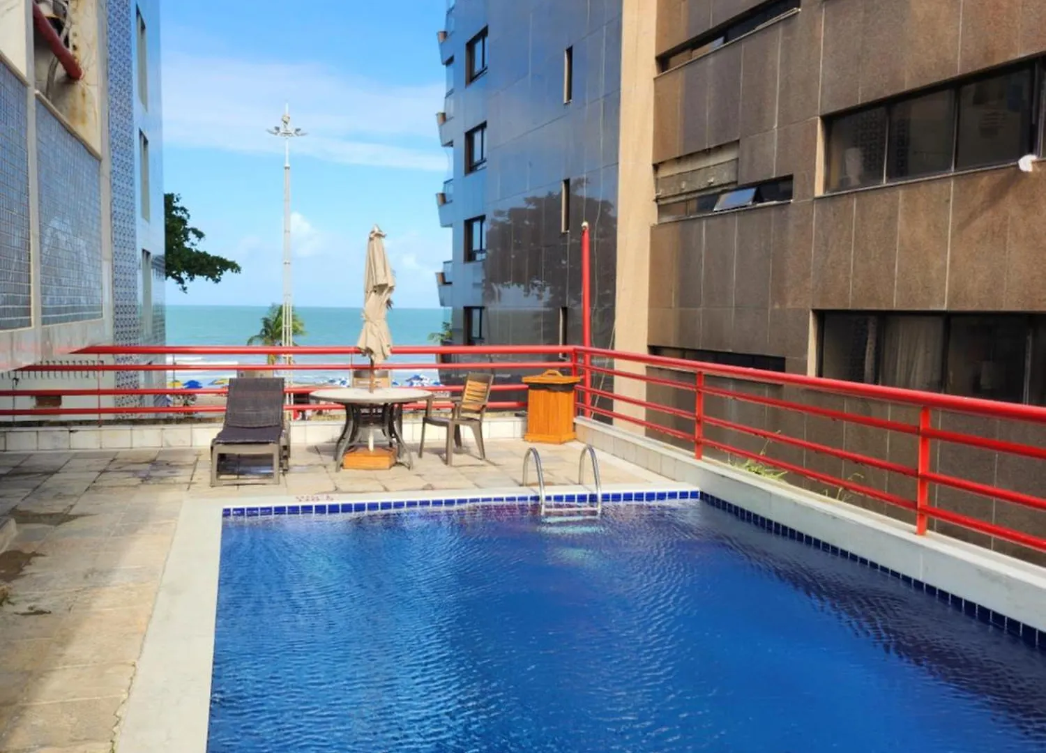 Eco Flat Recife - Vista Ao Mar De Boa Viagemアパートメント アパート