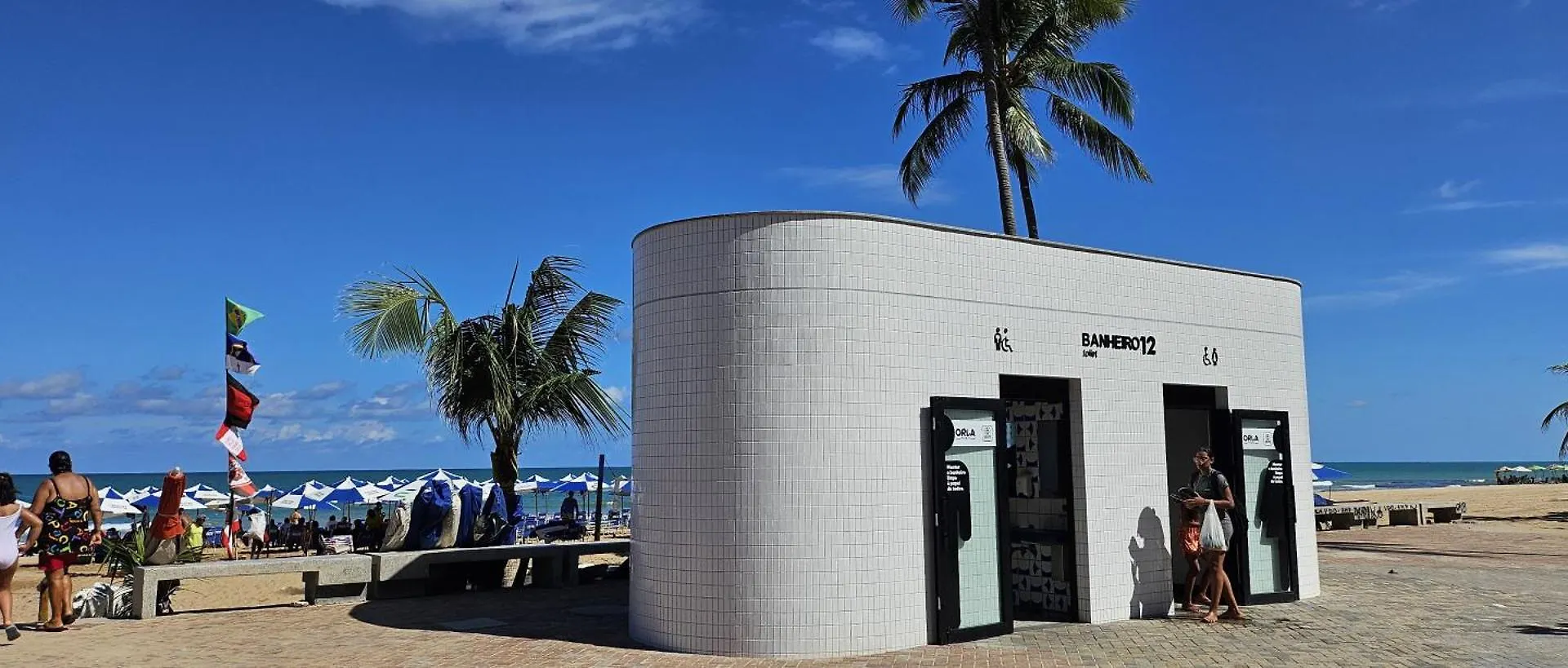 アパート Eco Flat Recife - Vista Ao Mar De Boa Viagemアパートメント ブラジル